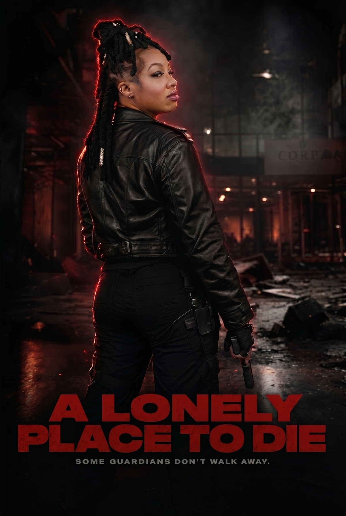 A Lonely Place to Die poster — Some guardians don't walk away.